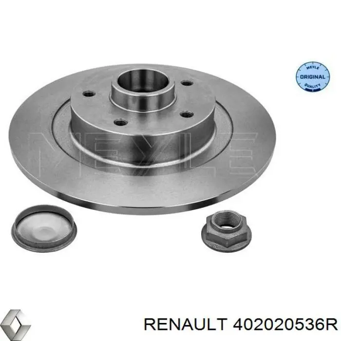 Задні дискові гальма Renault (RVI) 402020536R ціна, від 93.89 USD