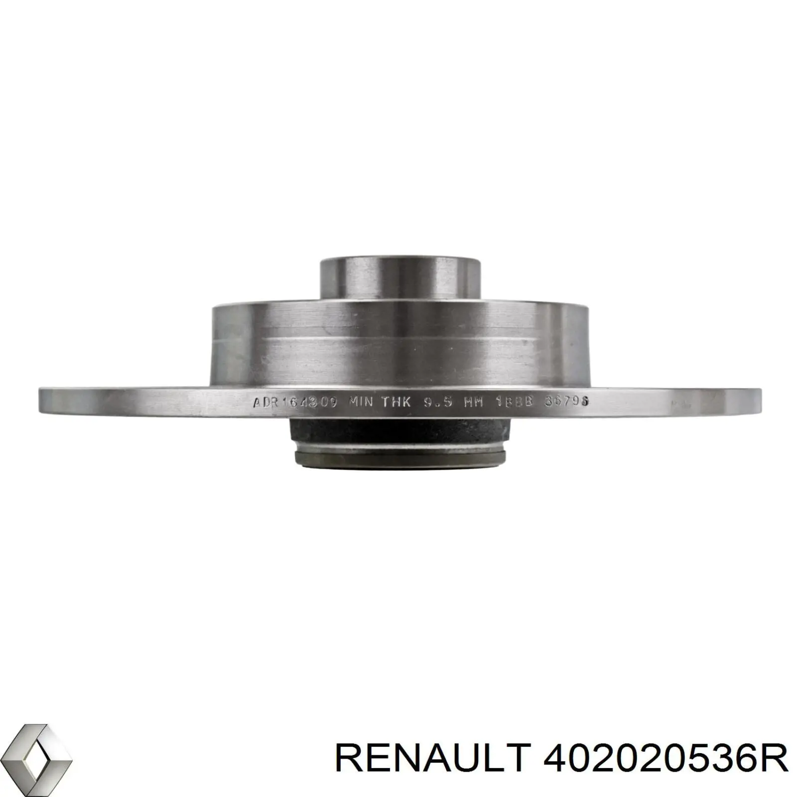 Купити 402020536R Renault (RVI) Диск заднього гальма