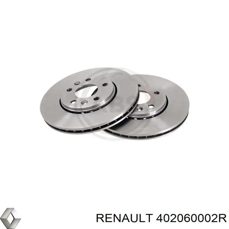 Гальмівні диски передні 402060002R Renault (RVI)