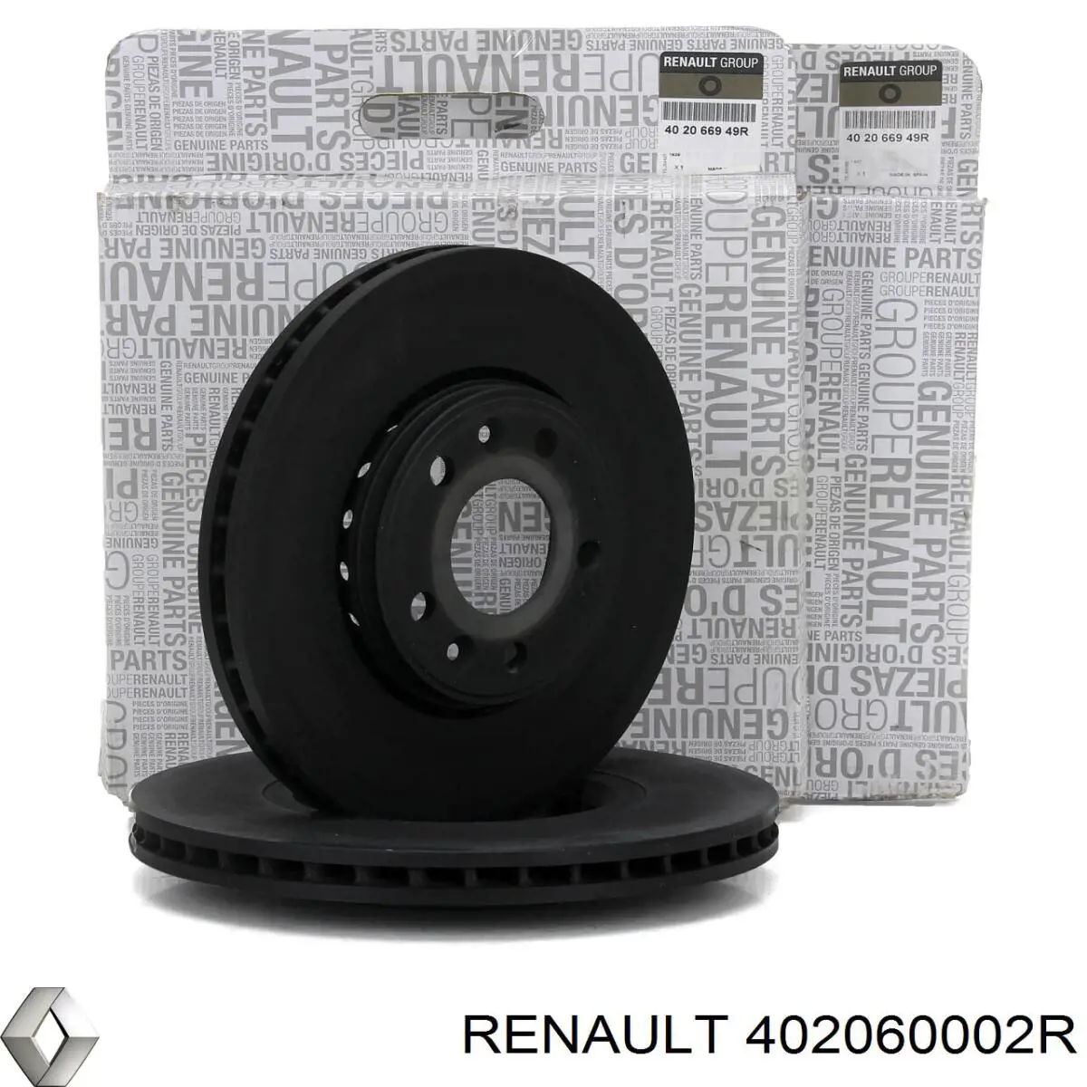 Диск переднього гальма Renault (RVI) 402060002R ціна, від 51.80 USD