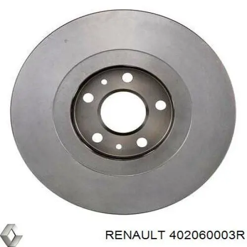 Диск переднього гальма Renault (RVI) 402060003R ціна, від 73.65 USD