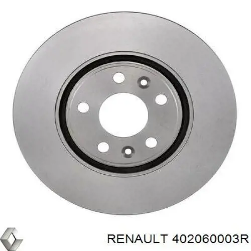 Диск переднього гальма Renault (RVI) 402060003R ціна, від 73.65 USD