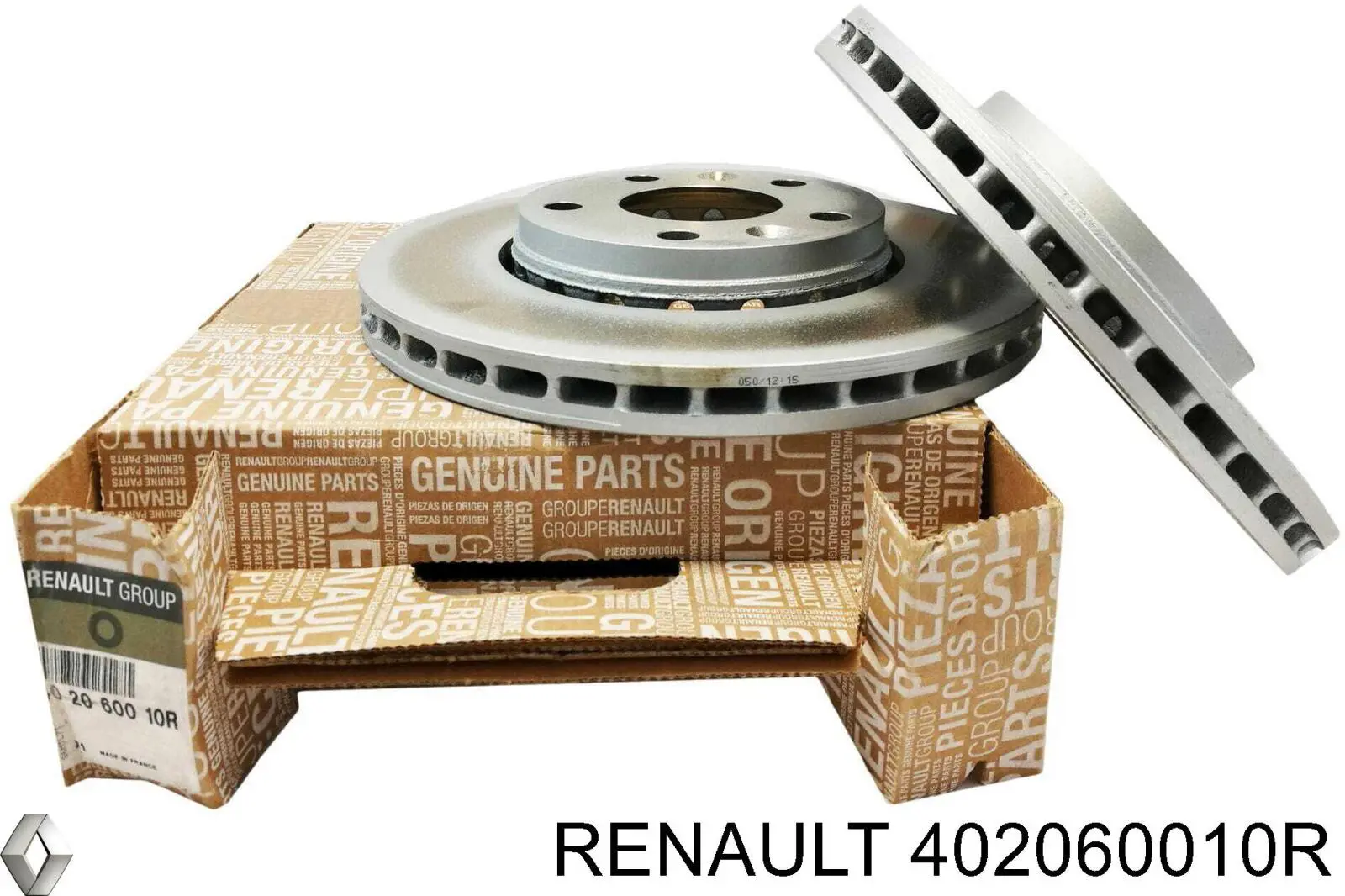 Гальмівні диски передні 402060010R Renault (RVI)