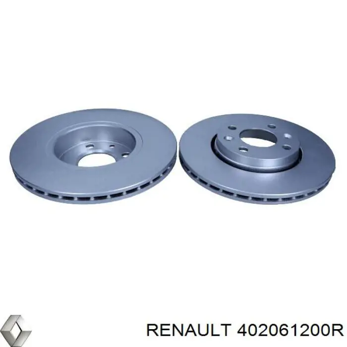 Диск переднього гальма Renault (RVI) 402061200R ціна, від 40.52 USD