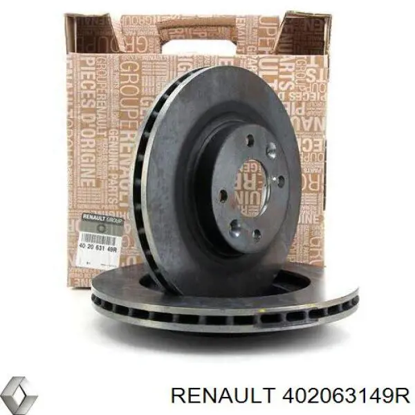 402063149R Renault (RVI) диск гальмівний передній