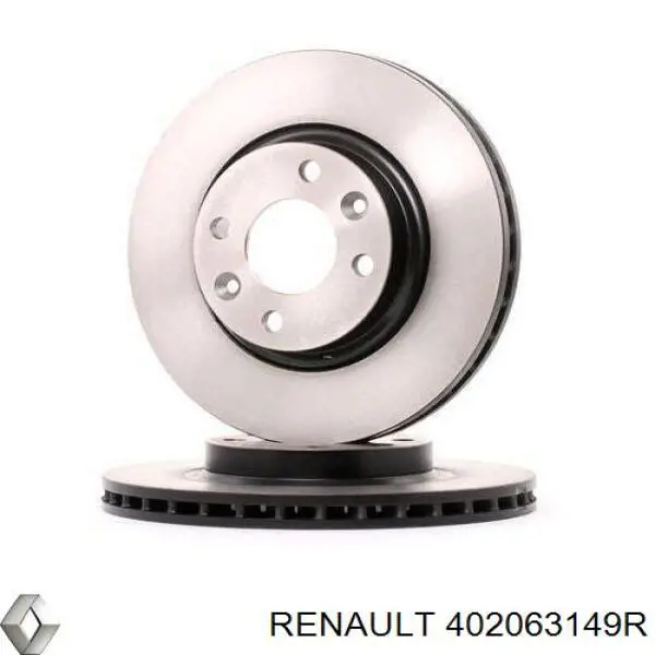 Гальмівні диски передні 402063149R Renault (RVI)