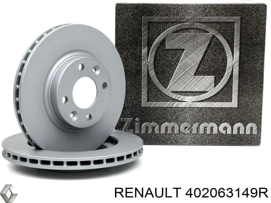 Гальмівні диски передні 402063149R Renault (RVI)
