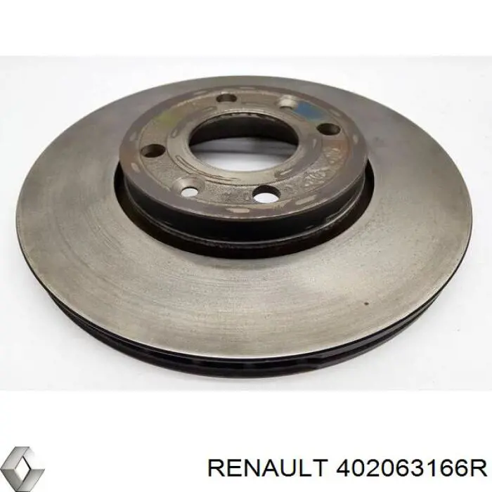 Диск переднього гальма Renault (RVI) 402063166R ціна, від 40.52 USD