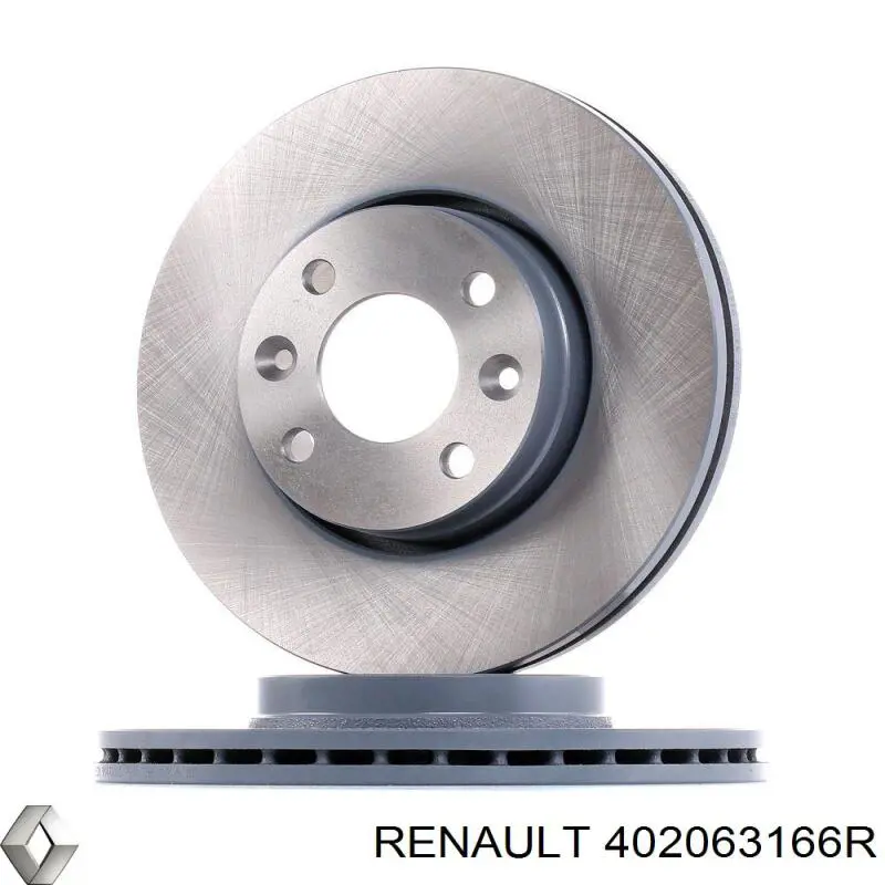 Гальмівні диски передні 402063166R Renault (RVI)