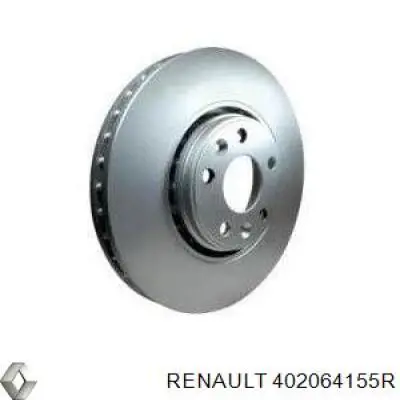 402064155R Renault (RVI) диск гальмівний передній