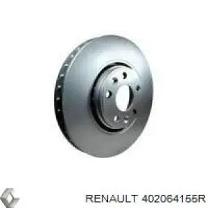 Диск переднього гальма Renault (RVI) 402064155R ціна, від 79.22 USD