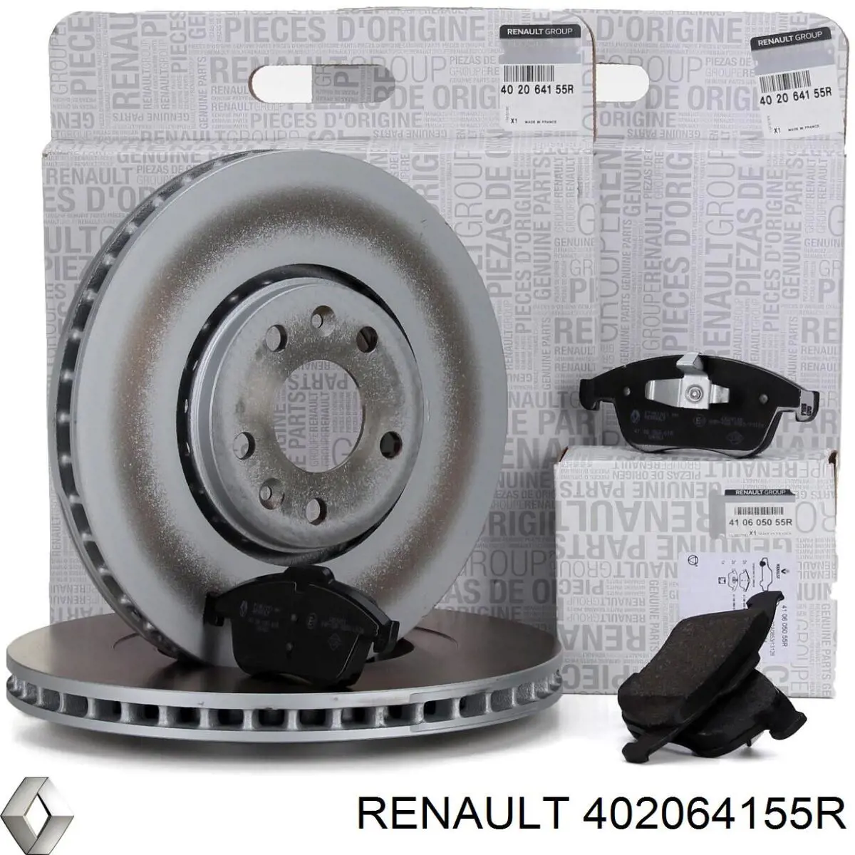 Гальмівні диски передні 402064155R Renault (RVI)