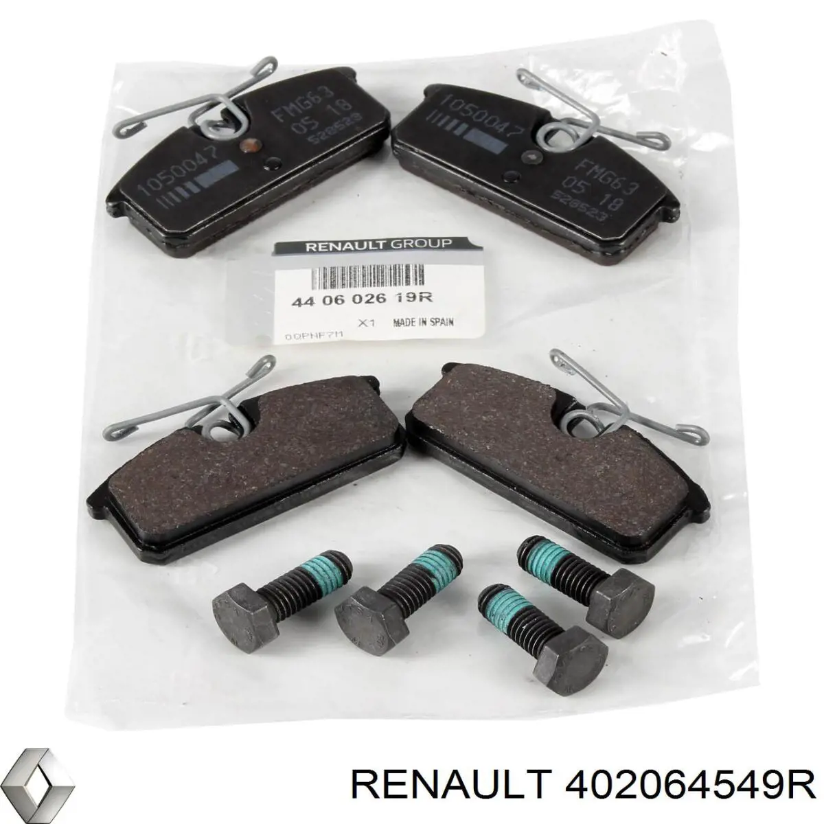 402064549R Renault (RVI) Гальмо дискове переднє