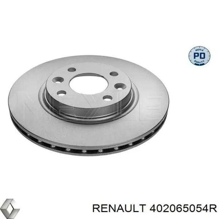 Диск переднього гальма Renault (RVI) 402065054R ціна, від 37.16 USD