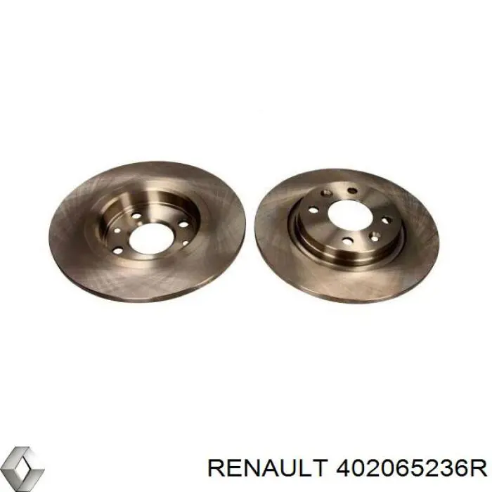 Диск переднього гальма Renault (RVI) 402065236R ціна, від 24.25 USD