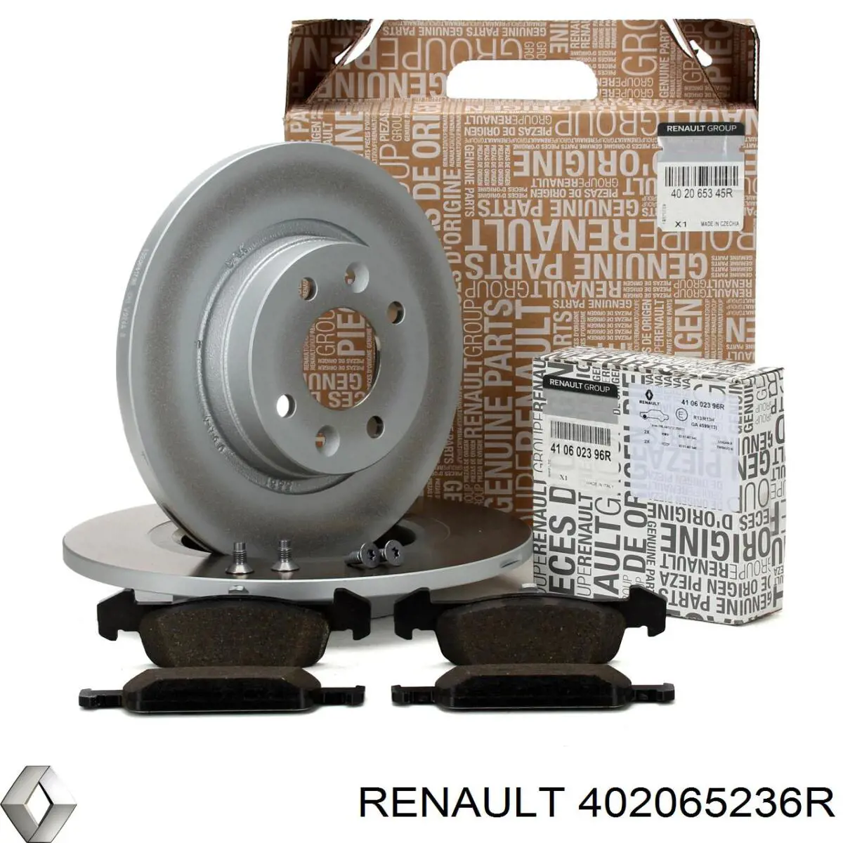 Гальмівні диски передні 402065236R Renault (RVI)