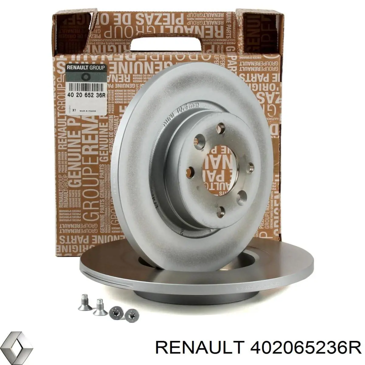 Диск гальмівний передній Renault (RVI) 402065236R