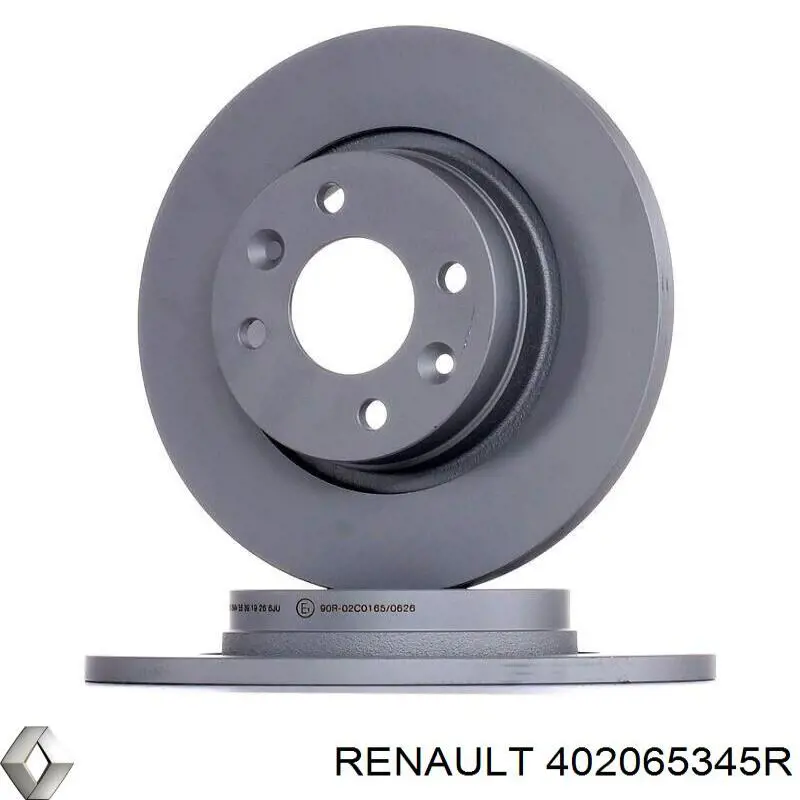 Диск переднього гальма Renault (RVI) 402065345R ціна, від 25.65 USD