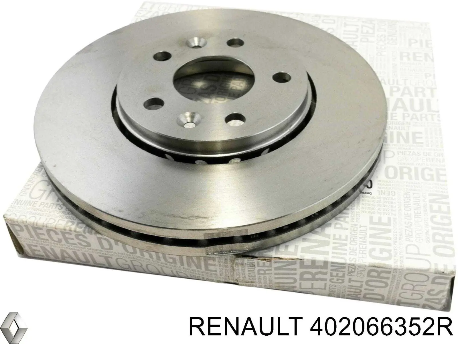 Гальмівні диски передні 402066352R Renault (RVI)