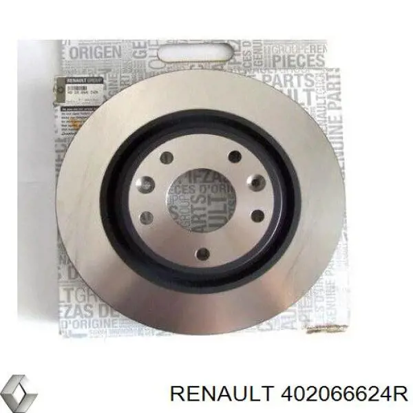 Диск переднього гальма Renault (RVI) 402066624R ціна, від 72.48 USD