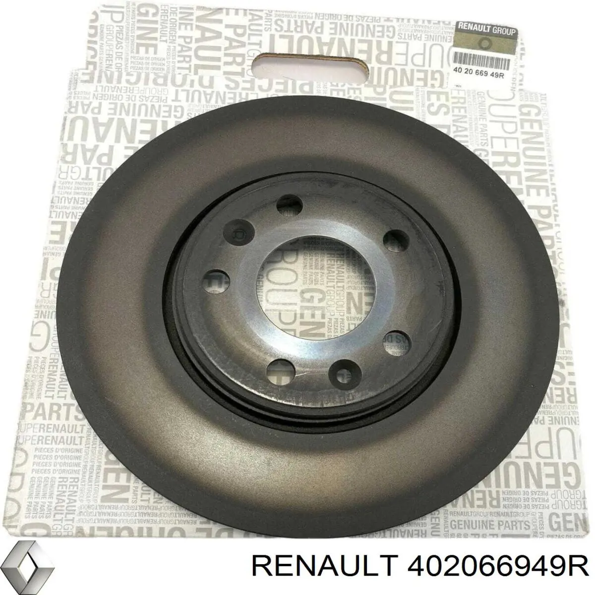 Диск переднього гальма Renault (RVI) 402066949R ціна, від 57.52 USD