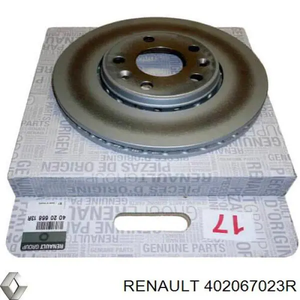 402067023R Renault (RVI) диск гальмівний передній