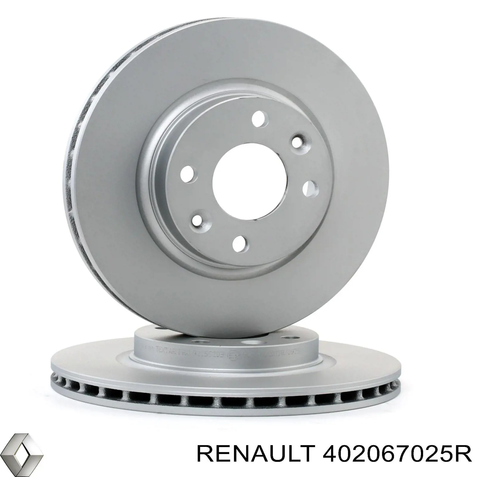 402067025R Renault (RVI) диск гальмівний передній