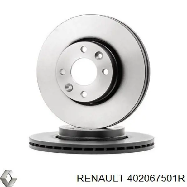 402067501R Renault (RVI) диск гальмівний передній