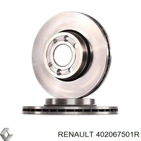 Гальмівні диски передні 402067501R Renault (RVI)