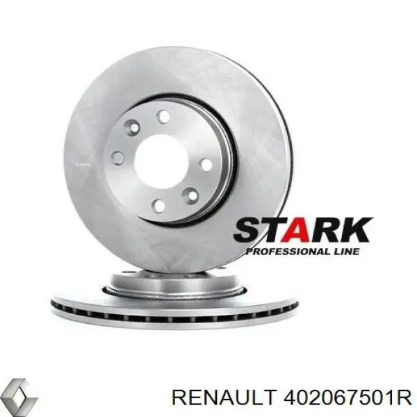 402067501R Renault (RVI) Гальмо дискове переднє