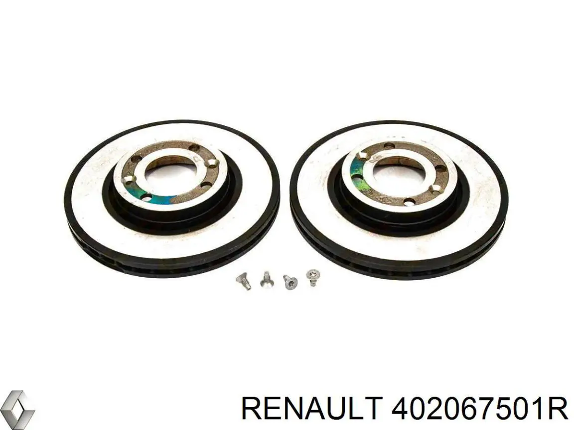 Гальмівні диски передні 402067501R Renault (RVI)