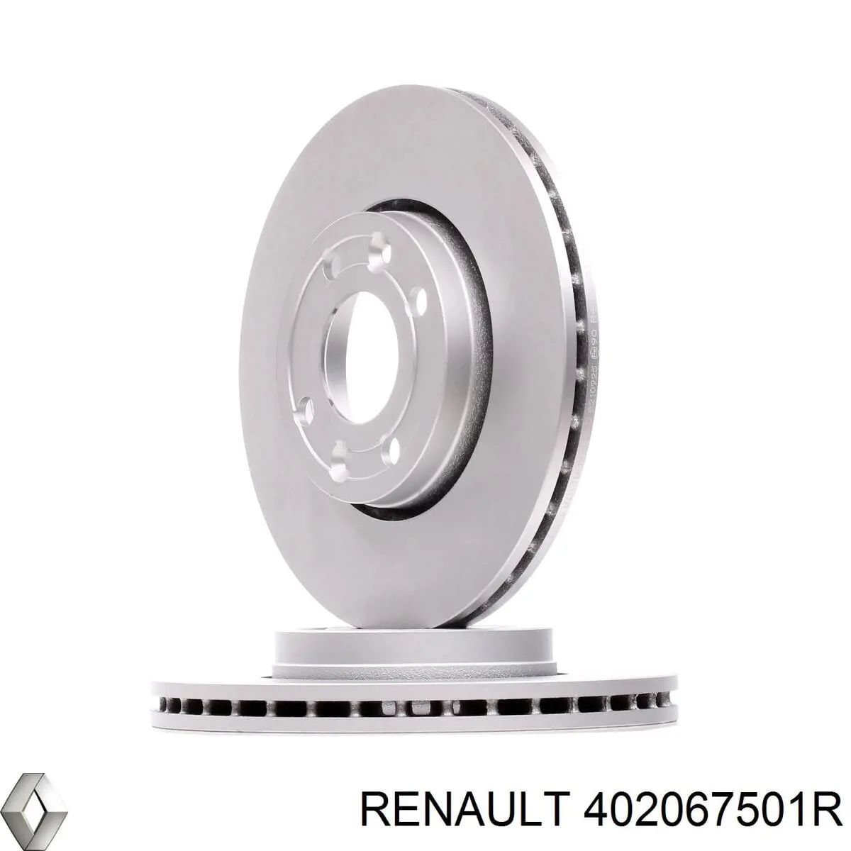 Диск переднього гальма Renault (RVI) 402067501R ціна, від 38.91 USD