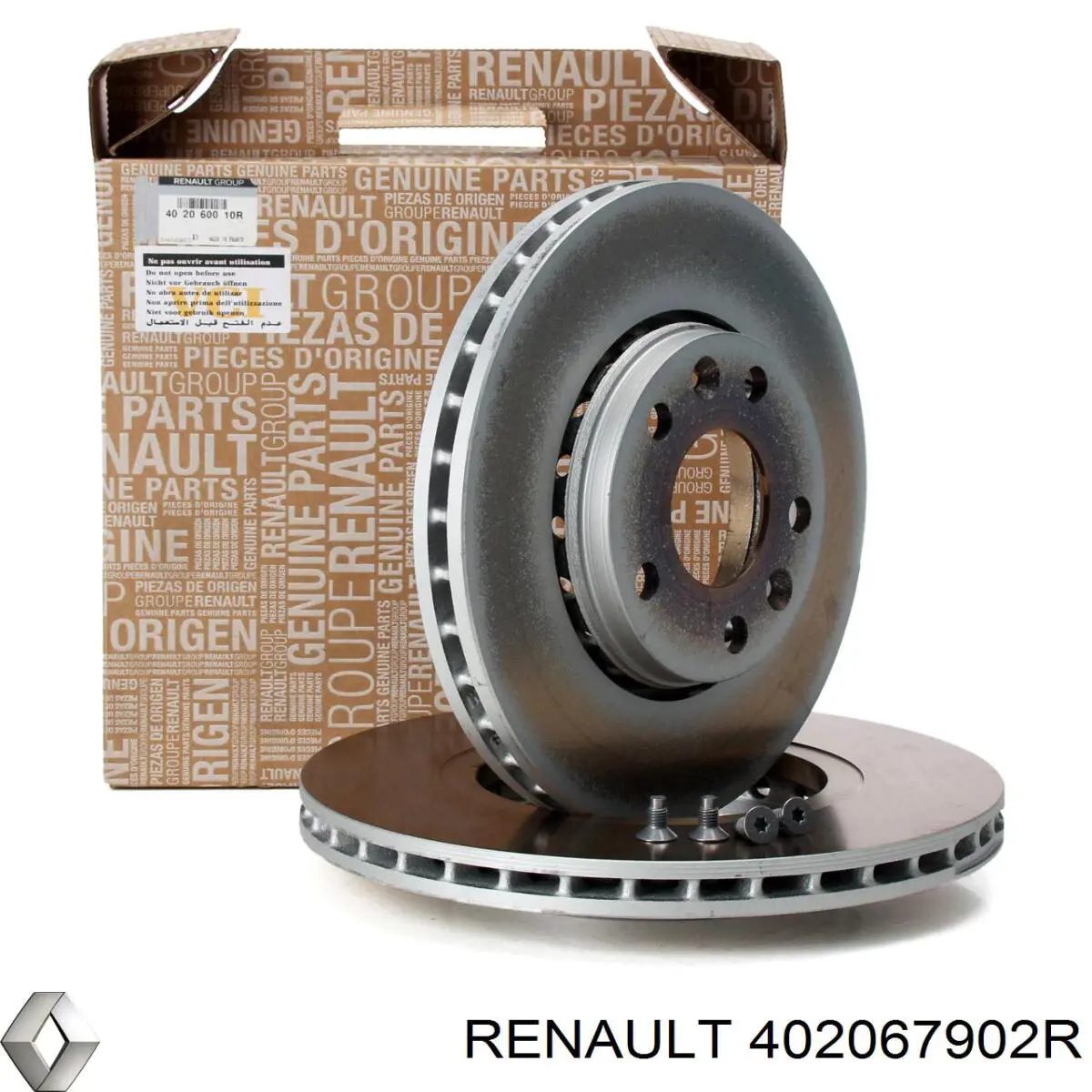402067902R Renault (RVI) диск гальмівний передній