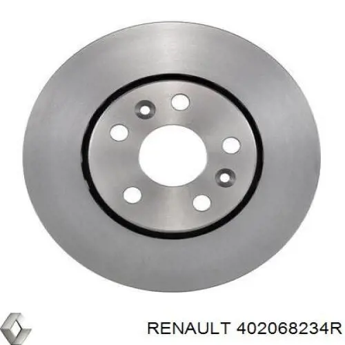Диск переднього гальма Renault (RVI) 402068234R ціна, від 66.02 USD