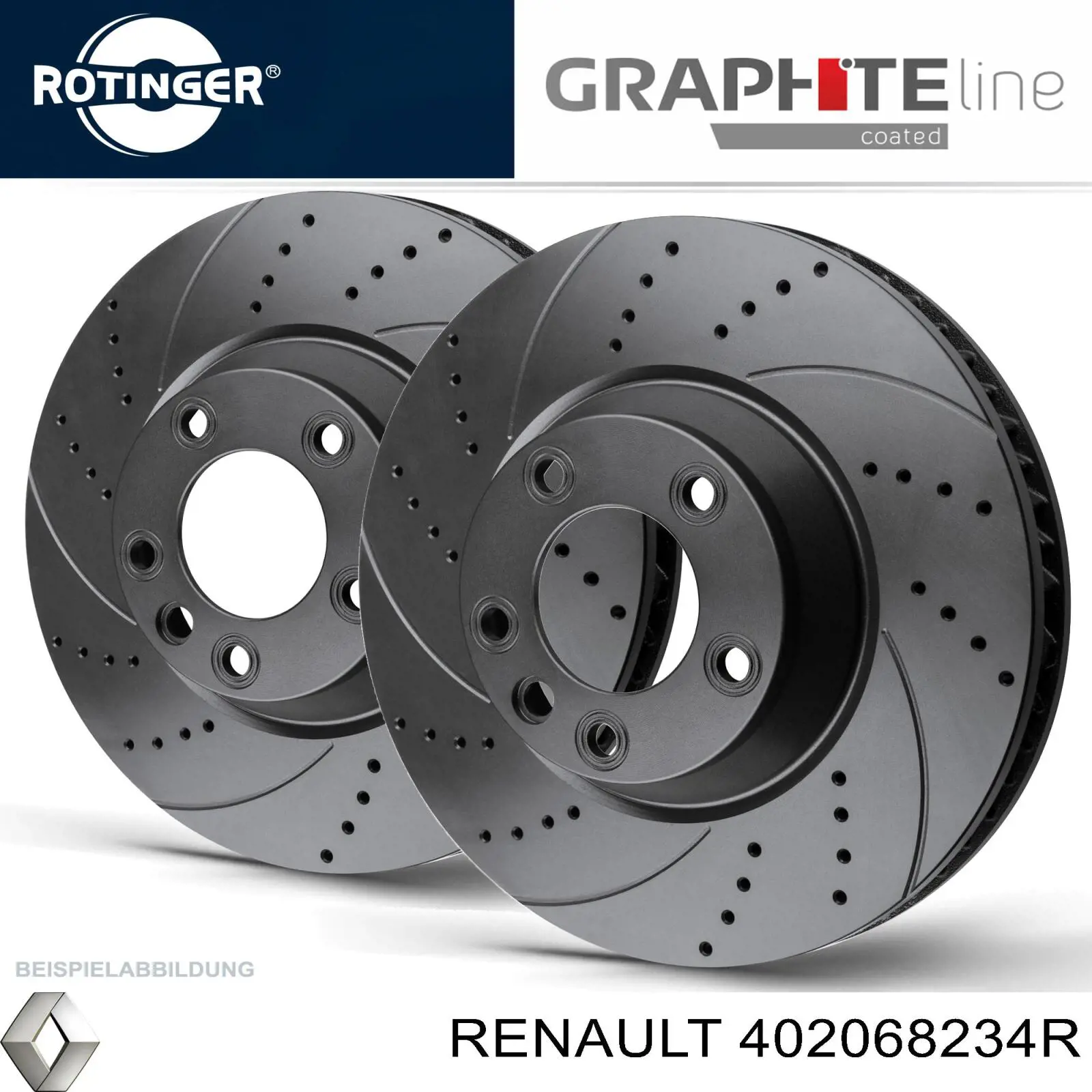 Купити 402068234R Renault (RVI) Ротор гальмівний