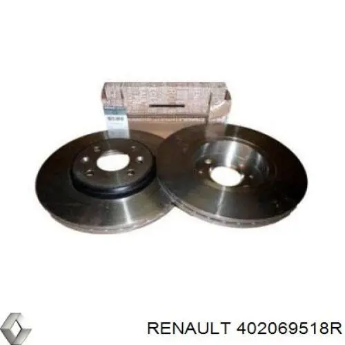 Диск переднього гальма Renault (RVI) 402069518R ціна, від 29.35 USD