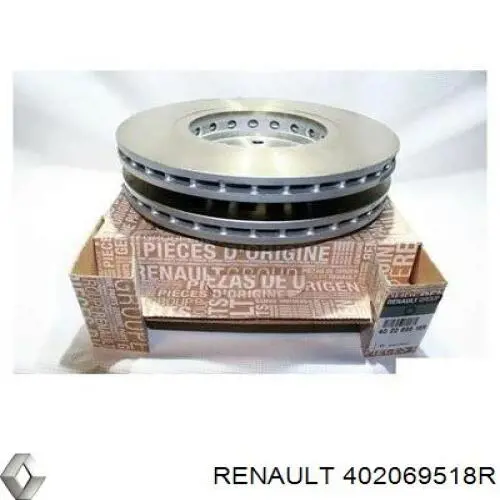 Гальмівні диски передні 402069518R Renault (RVI)