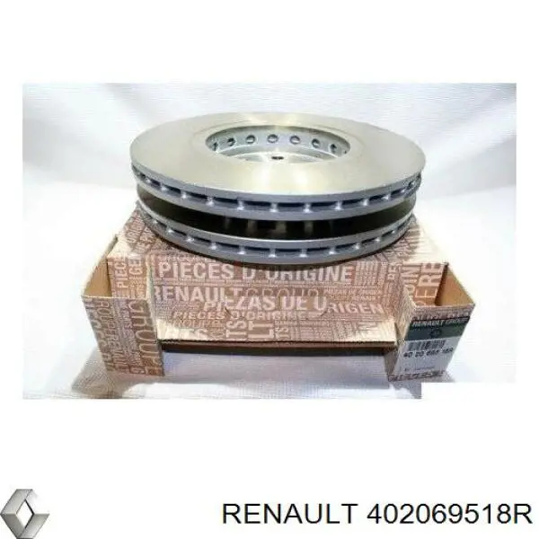 Диск гальмівний передній Renault (RVI) 402069518R