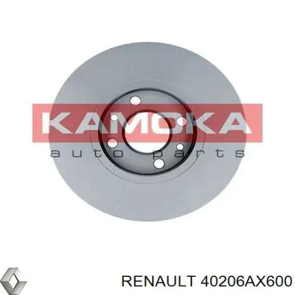 Диск переднього гальма Renault (RVI) 40206AX600 ціна, від 33.94 USD