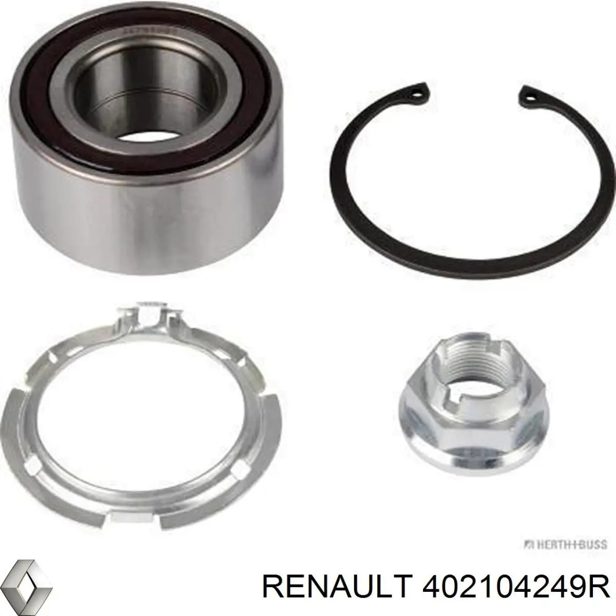 Купити 402104249R Renault (RVI) Підшипник ступиці передньої