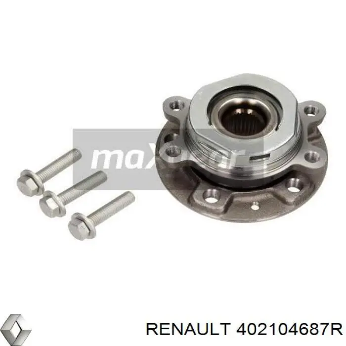 Маточина колеса передня Renault (RVI) 402104687R ціна, від 84.30 USD