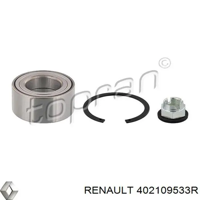 Купити 402109533R Renault (RVI) Підшипник задньої ступиці