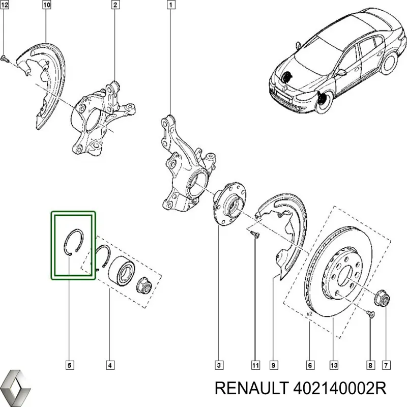  402140002R Renault (RVI)