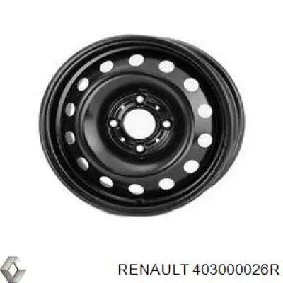 403000026R Renault (RVI) диск колісний стальний (штампований)
