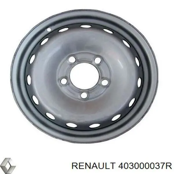 403000037R Renault (RVI) диск колісний стальний (штампований)
