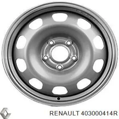 Диск колісний стальний (штампований) Renault Megane 4 (LV) (Рено Меган)