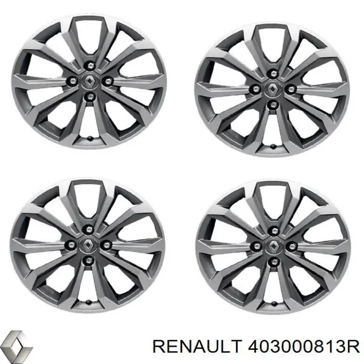 Диски литі (легкосплавні, титанові) Renault (RVI) 403000813R