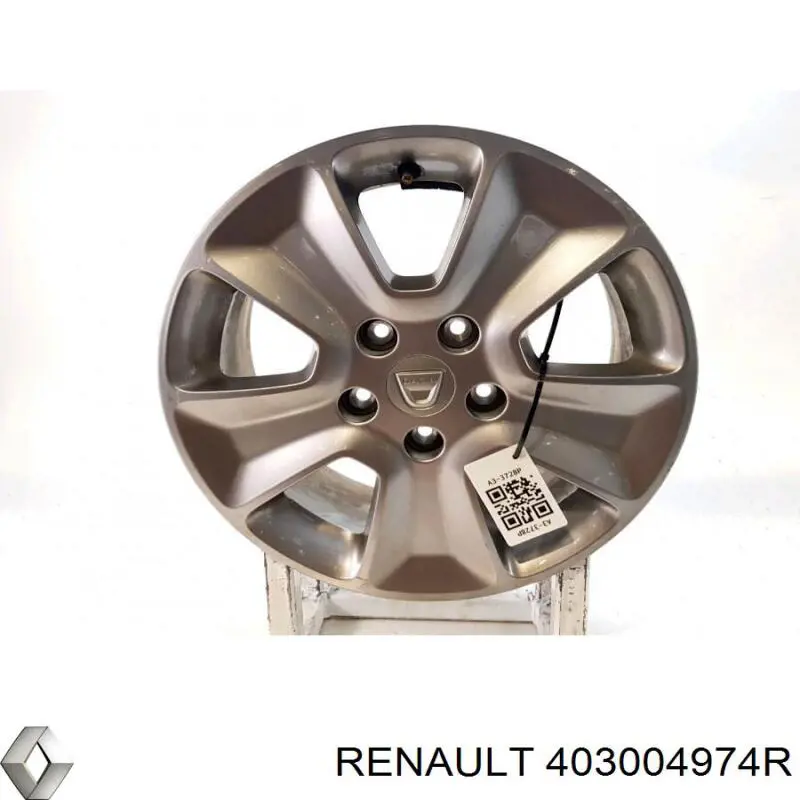 403004974R Renault (RVI) диски колісні литі (легкосплавні, титанові)