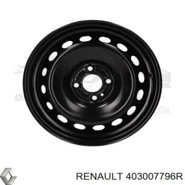 403007796R Renault (RVI) диск колісний стальний (штампований)