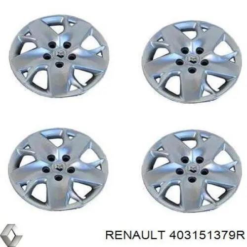 Ковпак колісного диска Renault Megane 3 (DZ0) (Рено Меган)